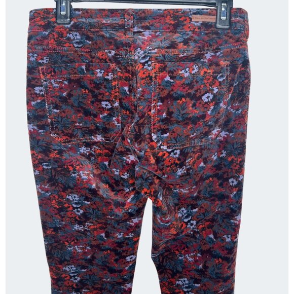 Pilcro & The Letterpress High-Rise Skinny Jeans Floral Print Size 27 - Picture 11 of 16